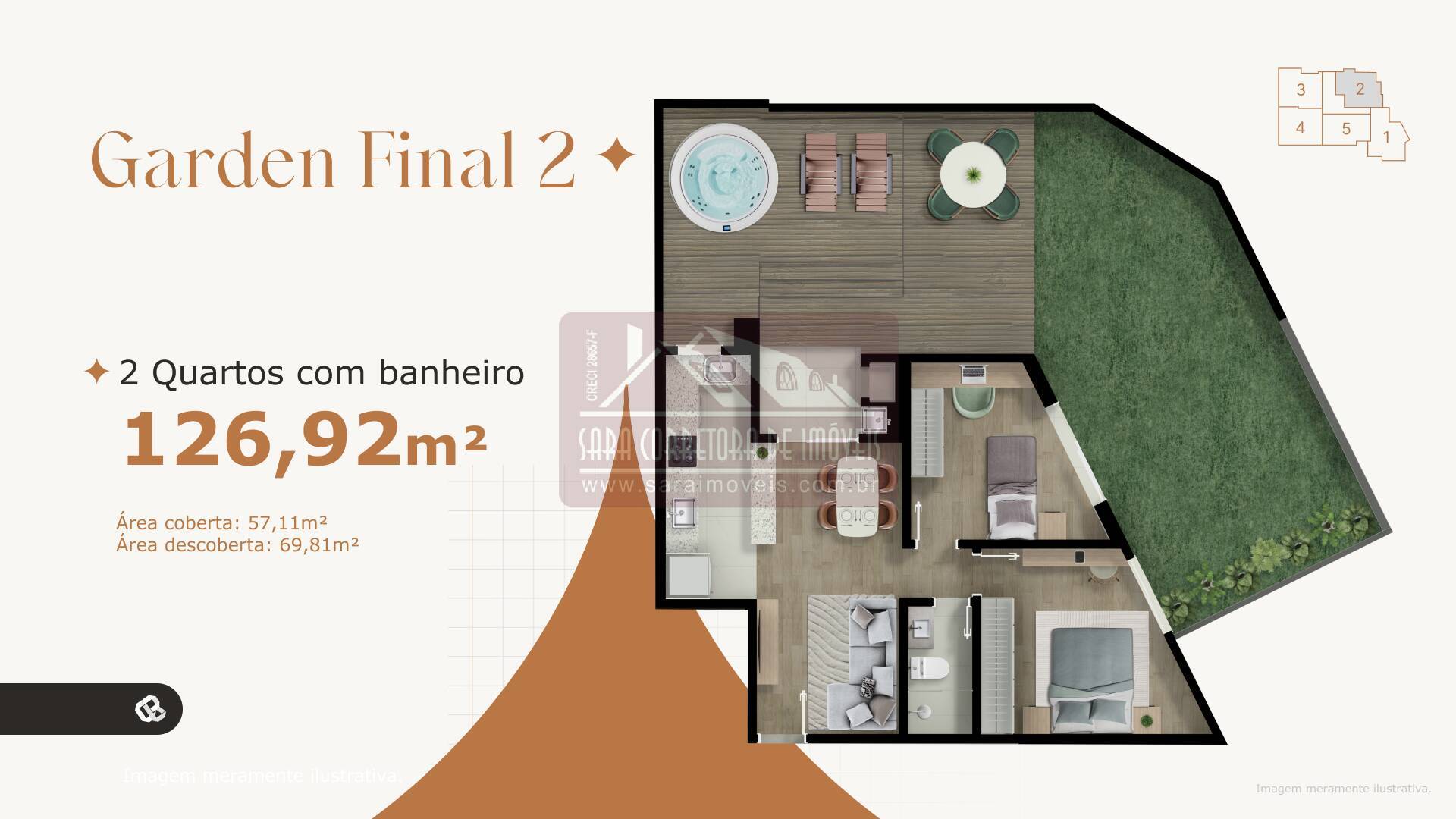 Apartamento, 2 quartos, 56 m² - Foto 4